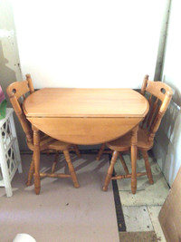 Drop Leaf Table & Chair Set SOLD