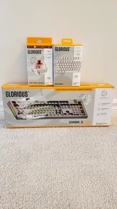 NEW Glorious GMMK 3 PRO Aluminum Keyboard Kit - Complete Build, View more
