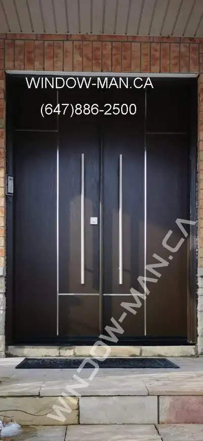 Fiberglass Front Double Pullbars Doors  Save on Heat and Air, View more