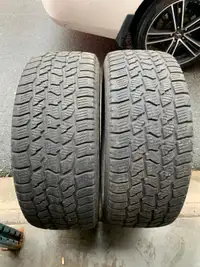 Pair of 275/55/20 M+S 117T Cooper Discoverer AT/W with 50% tread
