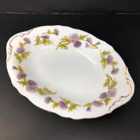Paragon England Highland Queen Thistle Oval Serving Bowl
