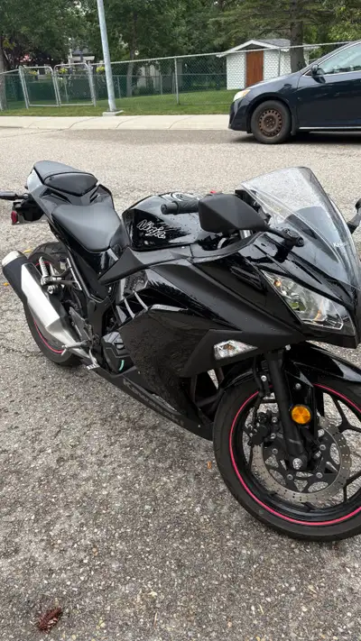 Ninja 300 ABS Low kms, always well taken care of NEVER BEEN DROPPED no scratches or scuffs on this s...