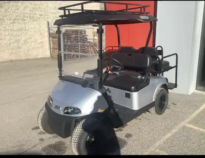 Golf carts avaliable, both new and used. We offer both gas and electric options in 2,4 and 6 seat mo...