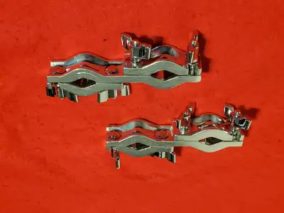 2 PC Tama, Pearl, Ludwig, Mapex, Sonor Drum Percussion Clamps A+, View more