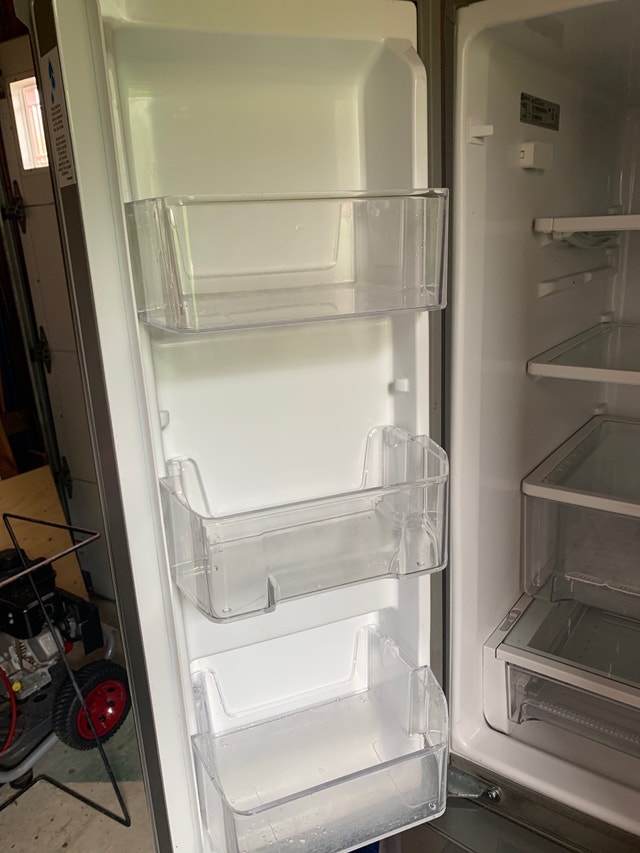 Maytag Stainless Steel Refrigerator w/ ice maker and water dispe
