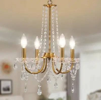 Brand new Elinka 4 - Light Classic Chandelier with Crystal Accen, View more