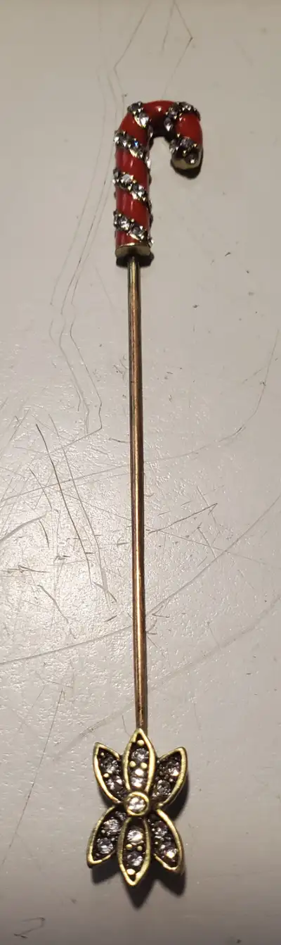 HEIDI DAUS STICK HAT LAPEL PIN, View more
