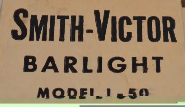 SMITH VICTOR VINTAGE STUDIO LIGHT BAR577851589091010566