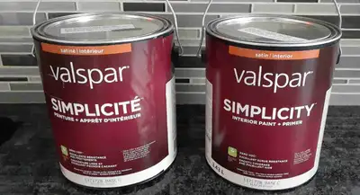2 New Gallons of Valspar Paint /Primer, View more