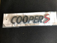 Mini Cooper S Emblem Cooper s size 18 x 3 cm
