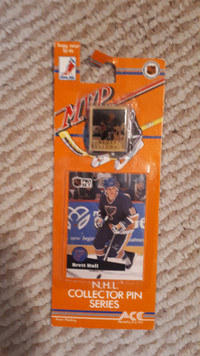 NHL MVP 1991 Collector pin Brett Hull & Mario Lemieux