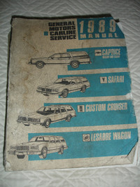 1989 GM Station wagon service manual for Chevy and Buick