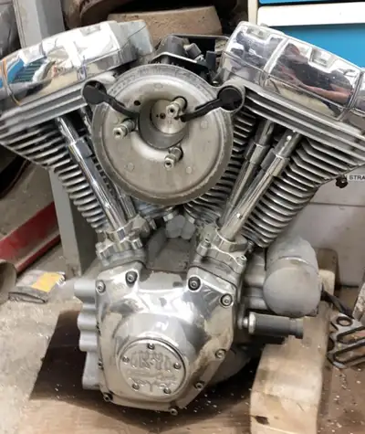 HARLEY PARTS - Engines, Transmissions, Frames, Suspensions, Wheels & rims , wiring harness , lights,...