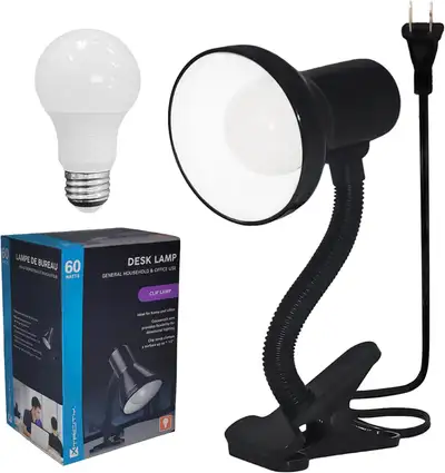 Xtricity LED Clip on Desk Lamp with 360° Flexible Gooseneck, View more