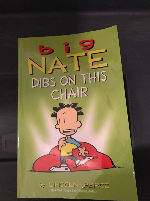 Big Nate graphic cartoon novel Dibs on this Chair,Lincoln Peirce in Children & Young Adult in Kingston