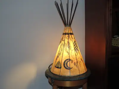 Lamp Native American Teepee Style (NEW), View more