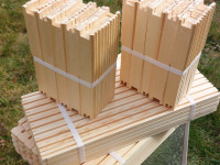 10 Unassembled Beehive Frames