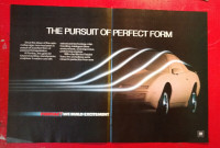 1982 GM PONTIAC FIREBIRD AERODYNAMIC DESIGN ORIGINAL AD - RETRO