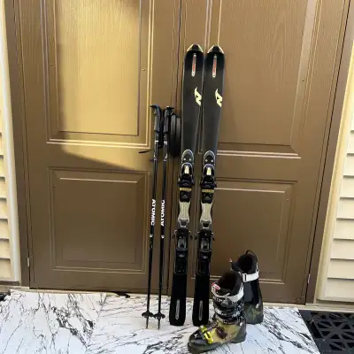 143 Nordica ski with boots ( poles) , View more