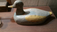 Canard en bois , antique