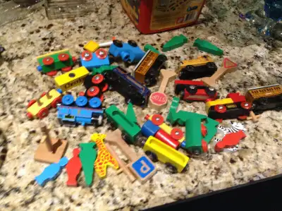 Collection of THomas and other trains for sale, View more