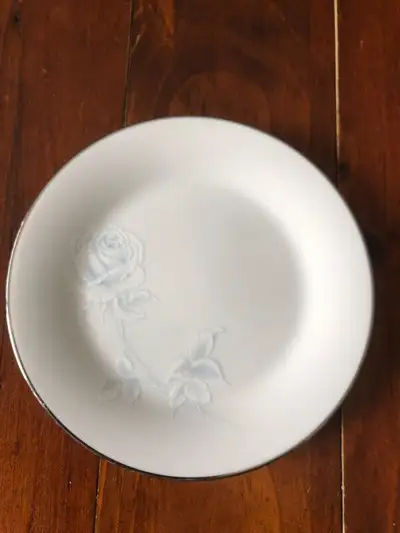 Noritake Virtue, 6.25 inch Bread and Butter Plate, White/Blue, View more