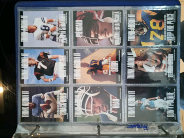 1991 Pro Set NFL Series 1 Complete Set 405 trading cards NRMT-MT in Arts & Collectibles in Barrie - Image 3