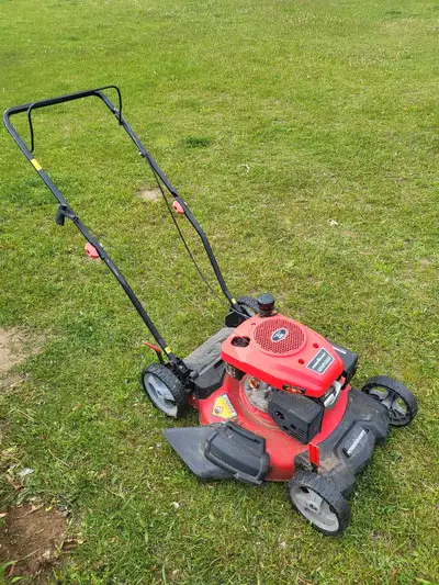 161 cc ohv engine, powersmart push lawn mower from home depot. Have had this mower for a few years f...