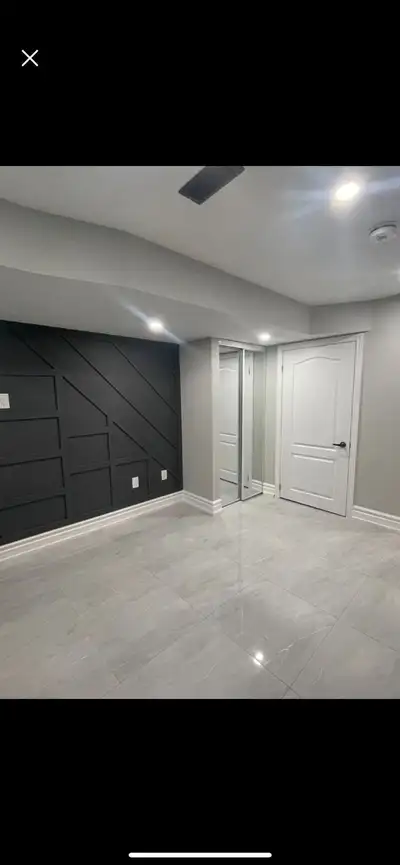 2 bedroom basement apartment available for rent