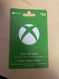 50$ Xbox gift card