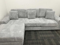 Sectional thick coudroy sofa with reversible chaise back in stoc City of Montréal Greater Montréal Preview
