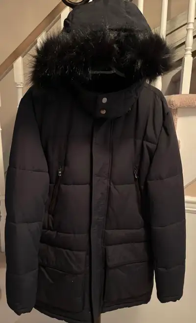 Women’s Winter Coat, Logan Hill, Black, Size 34-36, View more