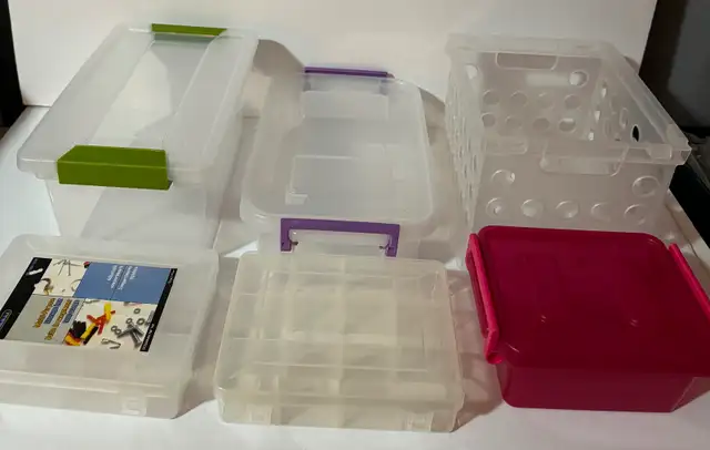 Set of good quality storage containers