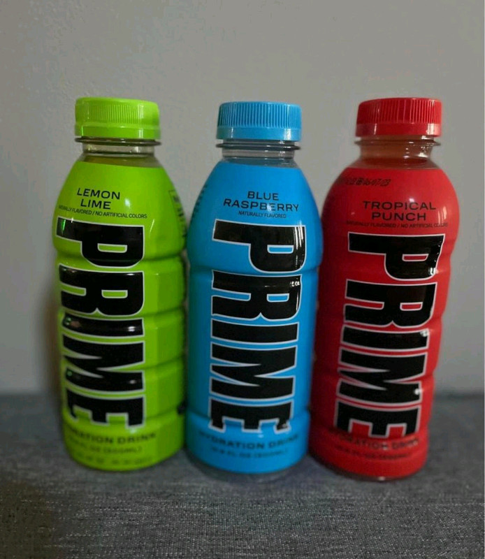 3 Bottle Pack You Choose Prime Hydration By Logan Paul X Ksi Food & Catering City of