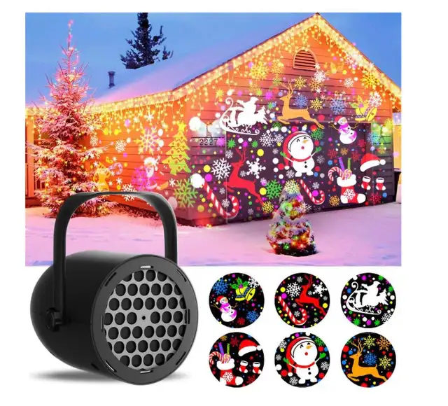 LED Snowflake Pattern Lamp553392503972833281