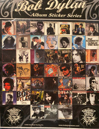 2003 Bob Dylan Album Sticker Series  Free Shipping 