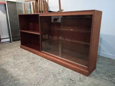 Bibliothèque ou meuble télé mid century restaurée, View more