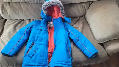 Very new winter jacket for boy, size 7, View more