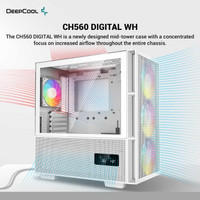 Computer tower CH560 Digital WH White PC Case