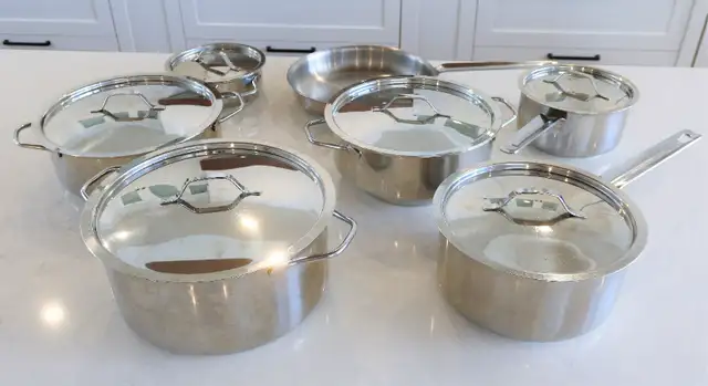 Paderno 13pcs Batterie de cuisine inox/stainless steel cookware in Kitchen & Dining Wares in Gatineau - Image 3