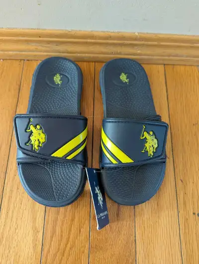 Brand New U.S. Polo Assn. Kids slides size 2/3, View more