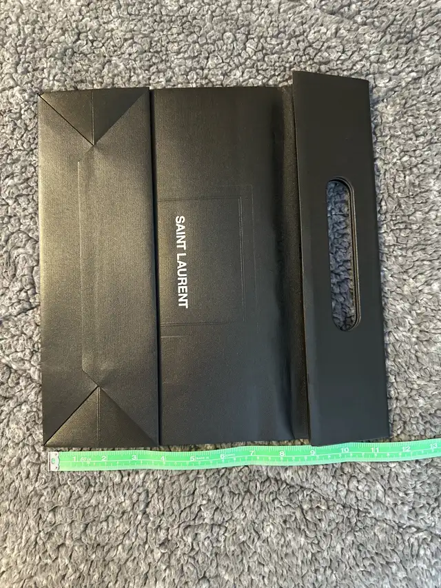 Yves Saint Laurent YSL boutique paper gift bag for YSL purse in Bags & Luggage in Markham / York Region - Image 4