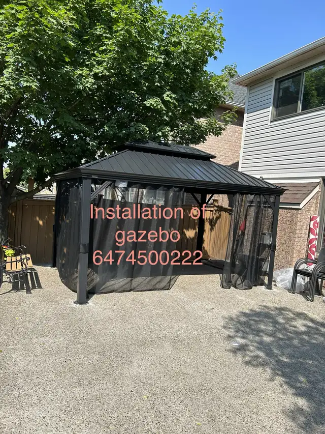 install of gazebo in Patio & Garden Furniture in Mississauga / Peel Region - Image 4