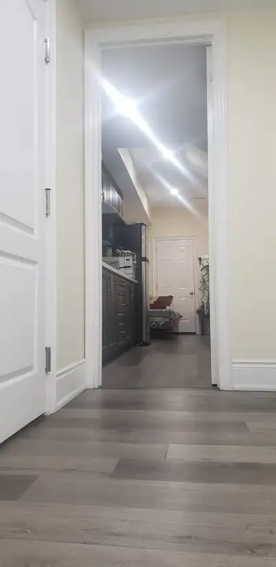 Newly constructed Legal 1 Bed Room basement with a separate kitchen and small living area, in a New...