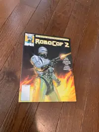 Robocop 2 oversized Marvel comic book