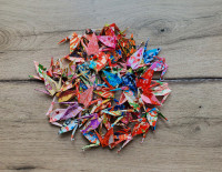 Handmade Crafts - Folded Paper Cranes