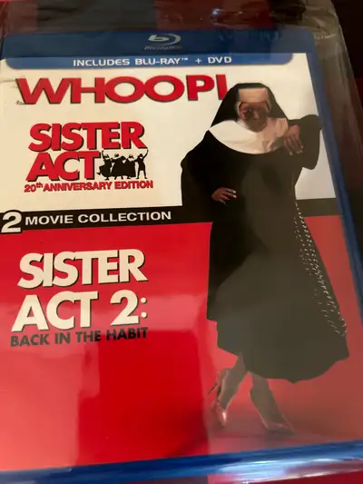 sister Act 1 & 2 Blu-ray et DVD bil 14$., View more