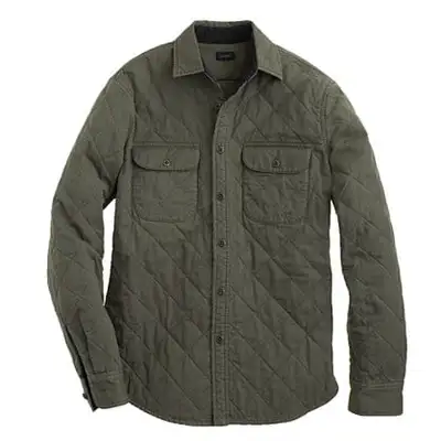 j crew quilted shirt jacket Size Small, View more
