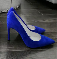 Jeffrey Campbell - Women's Dulce High Heel Shoes - blue - size 7