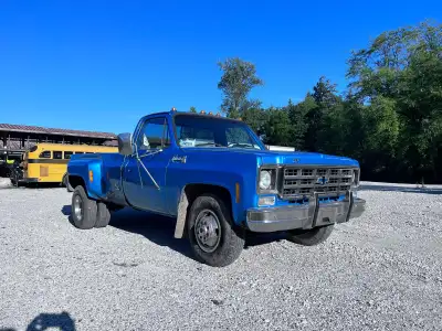 1978 SQUAREBODY SINGLE CAB DUALLY LOCATED IN LANGLEY BC GREAT RUNNING 454 5 SPEED MANUAL TRANSMISSIO...